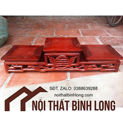 Tam sơn thủng gỗ hương ( ngang 20 x dài 70cm )