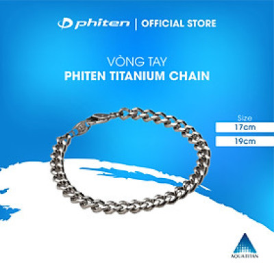 Vòng tay Phiten titanium chain TC01/TC02