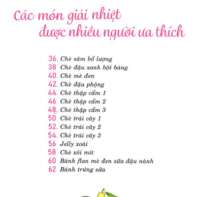 Các Món Giải Nhiệt Được Nhiều Người Ưa Thích