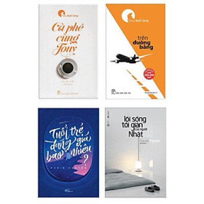 Combo Kỹ Năng Sống Dành Cho Tuổi Trẻ: Cà Phê Cùng Tony + Trên Đường Băng + Lối Sống Tối Giản Của Người Nhật + Tuổi Trẻ Đáng Giá Bao Nhiêu (Bộ 4 cuốn/ Tặng kèm Postcard Green Life)