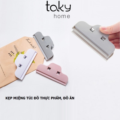 Kẹp Nhựa, Kẹp Miệng Túi Đồ Ăn, Túi Thực Phẩm, Túi Bánh Kẹo, Túi Hạt Đã Mở, Nhiều Màu Lựa Chọn, Tiện Dụng Cho Gia Đình. TakyHome 5210