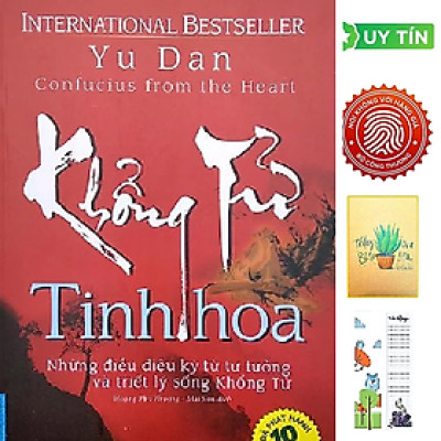 Khổng Tử Tinh Hoa - Những Điều Diệu Kì Từ Tư Tưởng Và Triết Lí Sống Khổng Tử (Tặng Kèm Bookmark CÚ MÈO + SỔ TAY XƯƠNG RỒNG)