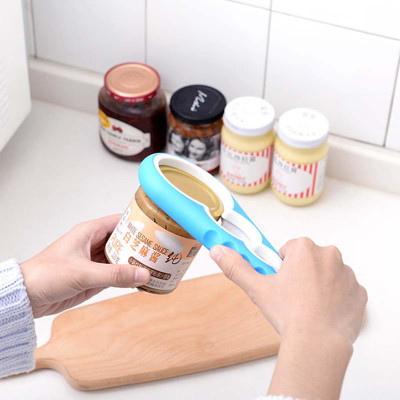 Dụng Cụ Mở Nắp Chai Lọ, Đồ Hộp Siêu Nhanh Đa Năng 4 Trong 1 Chống Trơn Trượt Không Tốn Sức