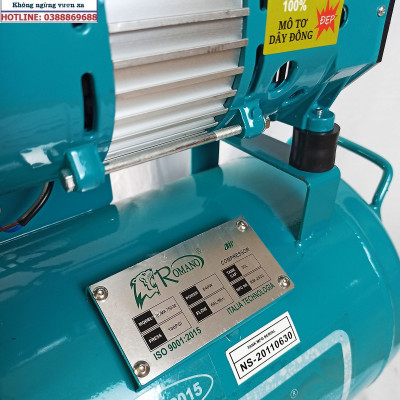 Máy Nén Khí không Dầu ROMANO, máy nén khí mini, may nen khi 100% dây đồng