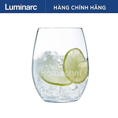 Bộ 6 cốc uống nước, dùng trà bằng thủy tinh trong suốt C&S Primary 27cl - G0036, sản xuất Pháp