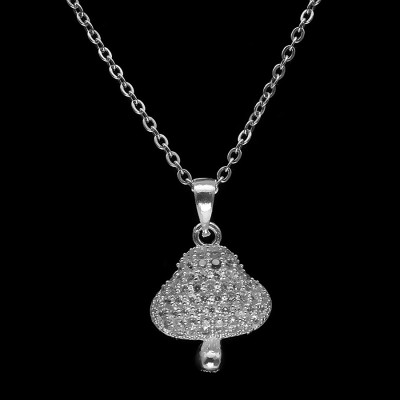 Dây Và Mặt Dây Chuyền Bạc Hiểu Minh DMD344S hình cây nấm