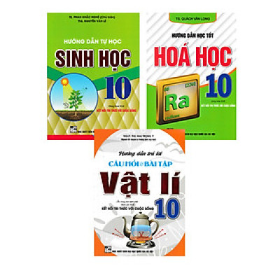 Combo Hướng Dẫn Học Lý - Hóa - Sinh Lớp 10 (Bám Sát SGK Kết Nối Tri Thức Với Cuộc Sống) (Bộ 3 Cuốn) (HA)