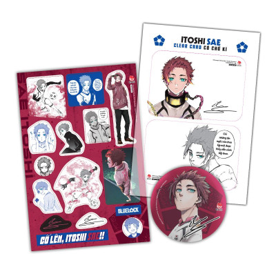 Sách - BlueLock - Tập 28 - Bản Đặc Biệt - Tặng Kèm Hộp Quà 6 Món Với Chữ Kí Nhân Vật (Set Huy Hiệu + Set Sticker + Set Clear Card)