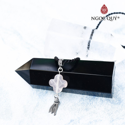 Mặt dây chuyền chữ thập đá mã não - Ngọc Quý