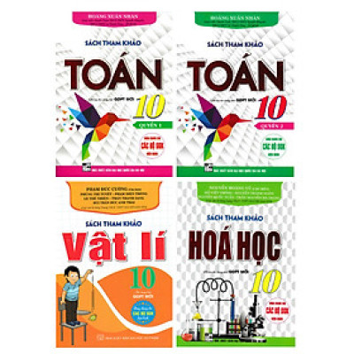 Combo Sách Tham Khảo Toán + Vật Lí + Hóa Học 10 (Dùng Chung Cho Các Bộ SGK Hiện Hành) (Bộ 4 Cuốn) _HA
