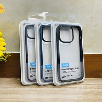 Ốp lưng Rock viền màu dành cho iPhone 14 Pro - hàng chính hãng