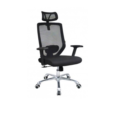 Ghế xoay nhân viên bọc lưới có tựa đầu SMLIFE Pearl