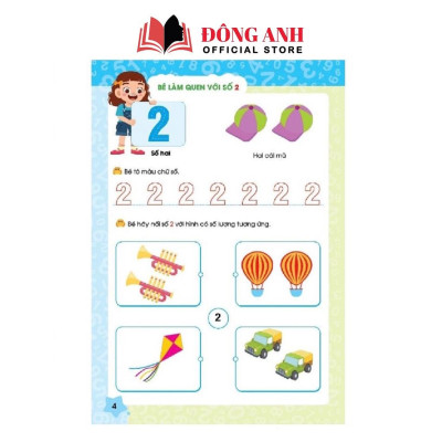 Sách - Tư Duy Toán Học Bé Chinh Phục Toán Học dành cho trẻ từ 4-6 tuổi