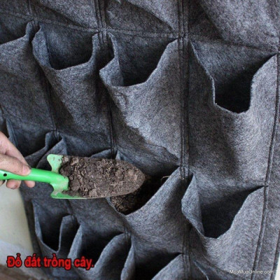 Túi vải, tự trồng rau trong túi vải 21 ngăn cao cấp siêu bền