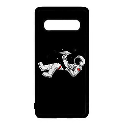 Ốp lưng điện thoại dành cho Samsung S10 Plus Vũ Trụ Nền Đen