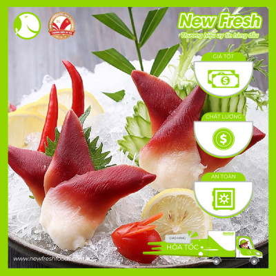 Sò Đỏ Hokkigai Sashimi Nhật Bản - Hộp 1Kg