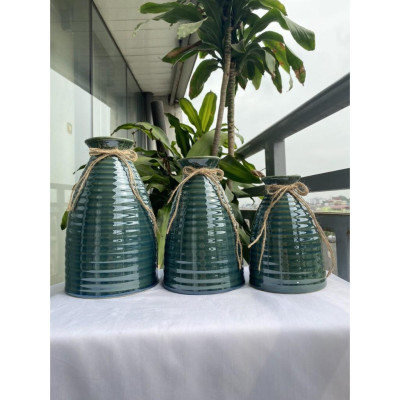 SET 3 BÌNH HOA BÁT TRÀNG CAO CẤP XINH XẮN TRANG TRÍ NHÀ