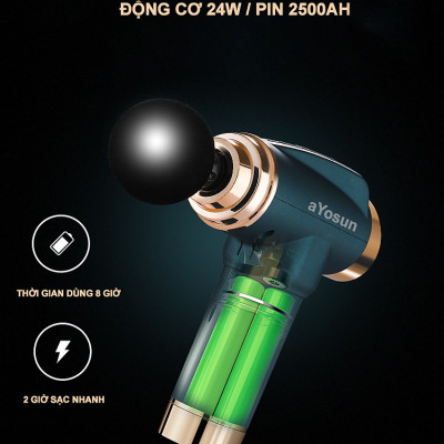 Máy Massage cầm tay 30 cấp độ cao cấp aYosun JENU – T9 ( Hàng Chính Hãng )