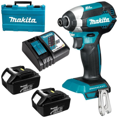 MÁY VẶN VÍT DÙNG PIN MAKITA 18V/3.0AH DTD153RFE (02 PIN LION 18V/3.0AH. – 01 ĐẾ SẠC PIN 18V NHANH.) - HÀNG CHÍNH HÃNG