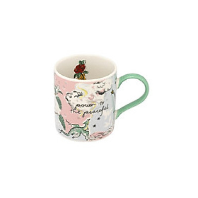 Ly/Rosie Fine China Mug - Celestial - Blue/Pink