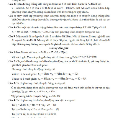 Tuyệt Kỹ Các Thủ Thuật Giải Nhanh Vật Lý 10 - KV