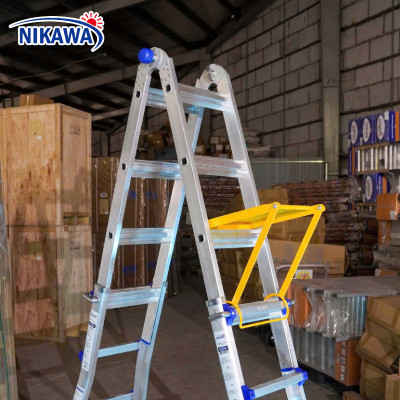  Ván thang rảnh tay Nikawa, Bậc thang cơ động đa năng, gấp/rút linh hoạt, dùng cho thang gấp, thang rút, thang đa năng – Hàng chính hãng 