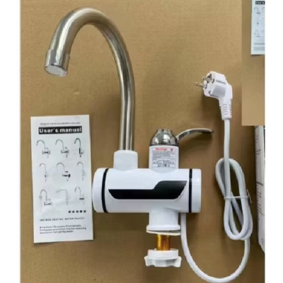 máy làm nóng trực tiếp tại vòi gắn bồn và gắn chậu làm nóng nhanh nhiệt độ 60c trở xuống giúp việc giữa bát tắm giặt dễ dàng hơn 