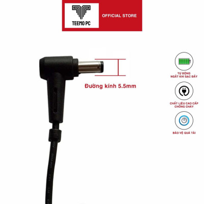 Sạc Tương Thích Cho Laptop Asus X502 X502A X502Ca Adapter 19V-3.42A - Hàng Nhập Khẩu New Seal TEEMO PC TEAC367