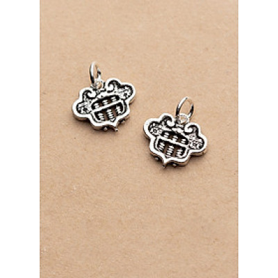 Combo 2 cái charm bạc hình bàn tính tài lộc treo - Ngọc Quý Gemstones