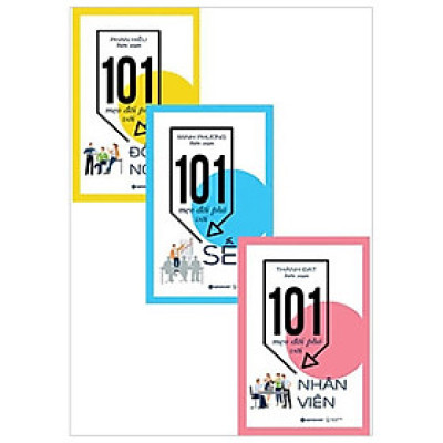 Combo 101 Mẹo Đối Phó Với Nhân Viên + 101 Mẹo Đối Phó Với Sếp + 101 Mẹo Đối Phó Với Đồng Nghiệp (Bộ 3 Cuốn)