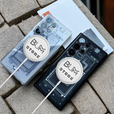 Ốp Lưng Cho Samsung Galaxy S25 Ultra / S24 Ultra / S25 Plus / S23 Ultra / S23 Plus / S22 Ultra Họa Tiết Linh Kiện Có Từ Tính