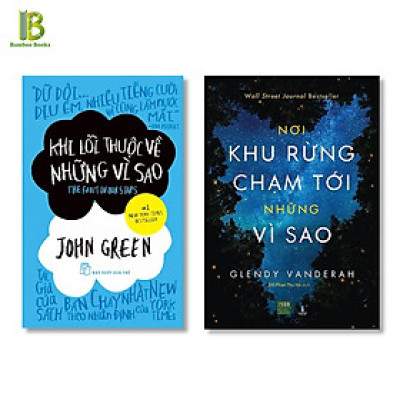 Combo 2Q Tiểu Thuyết Nhẹ Nhàng: Khi Lỗi Thuộc Về Những Vì Sao + Nơi Khu Rừng Chạm Tới Những Vì Sao (Tặng Kèm Bookmark Bamboo Books)