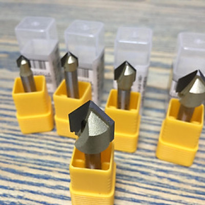 Mũi phay, mũi soi, mũi cắt rãnh chữ V 90độ 1/4"x3/8" (D=H=9.52mm) ARDEN