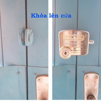 Ổ khóa chống cắt khoen cửa Padlock - Ổ khóa chống cắt toàn diện Good D5-70 - Hàng chính hãng