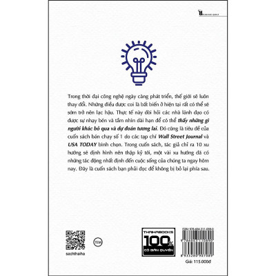 Sách - Thấy Những Gì Người Khác Bỏ Qua Và Dự Đoán Tương Lai - Thái Hà Books