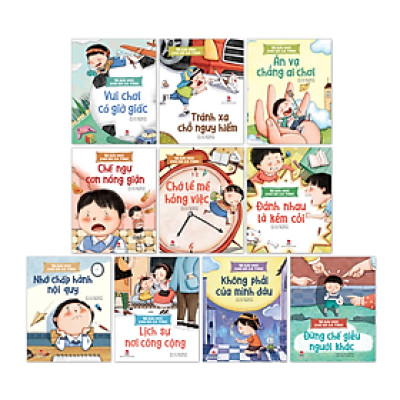 Combo 10 Bài Học Cho Bé Cá Tính (10 Cuốn) - Bản Quyền