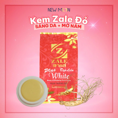 Kem Dưỡng Trắng Da ZALE ĐỎ NHÂN SÂM 6g Tẩy Nám Tàn Nhang Che Khuyết Điểm