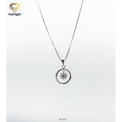 Dây chuyền bạc Ý 925 Huệ Ngân - Circle in love PP1707