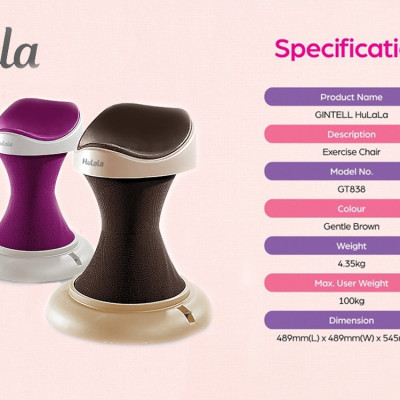 |GIÁ SỐC| Ghế Xoay HULALA Tan Mỡ Bụng Thon Eo GINTELL Chính Hãng | 1 Năm Bảo hành