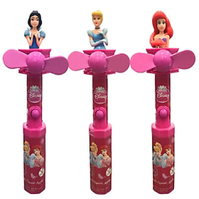 Disney - Quạt Đồ Chơi Có Kẹo - Princess (Uv) - Giao Mẫu Ngẫu Nhiên