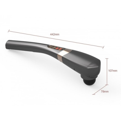 Máy Massage Cầm Tay Nikio NK-177 - Không Dây Pin Sạc, 7 Đầu Mát Xa Độc Đáo, 5 Chế Độ, 6 Tốc Độ Matxa, Hỗ Trợ Giảm Đau Cơ, Cứng Khớp, Thư Giãn Toàn Thân - Tay Cầm Dài Dễ Thao Tác