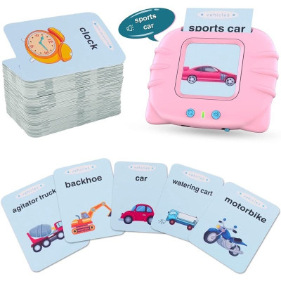 Máy đọc thẻ FLASHCARD từ vựng Tiếng Anh 112 thẻ 224 từ cho bé phát triển ngôn ngữ - Đồ chơi thông minh cho bé