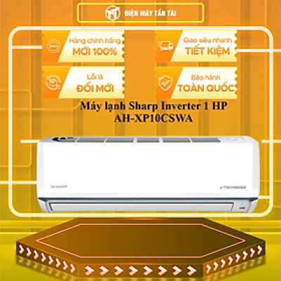 Máy lạnh Sharp Inverter 1 HP AH-XP10CSWA - HÀNG CHÍNH HÃNG - CHỈ GIAO HCM
