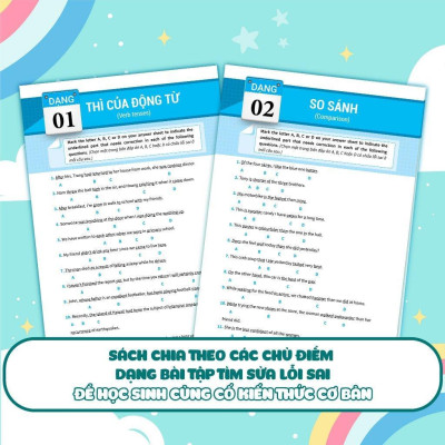 Sách - Bài Tập Tìm Sửa Lỗi Sai Tiếng Anh - Ôn Thi Vào 10 Và 10 Chuyên - Megabook