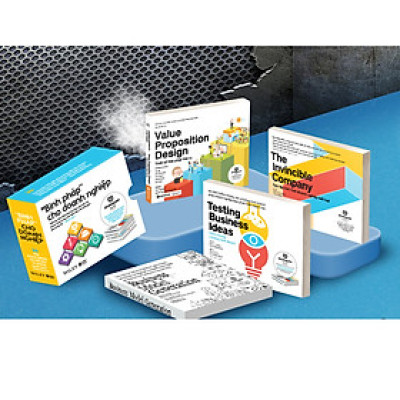 Bộ 4 Cuốn "Binh Pháp" Cho Doanh Nghiệp : Testing Business Ideas - Kiểm Chứng Ý Tưởng Kinh Doanh + Business Model Generation - Tạo Lập Mô Hình Kinh Doanh + Value Proposition Design - Thiết Kế Giải Pháp Giá Trị + The Invincible Company - Tạo Lập Mô Hình Do