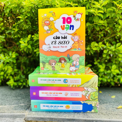 Sách Bách Khoa Tri Thức - 10 Vạn Câu Hỏi Vì Sao - Combo 05 Tập Động Vật - Thực Vật - Đinh Tị Books