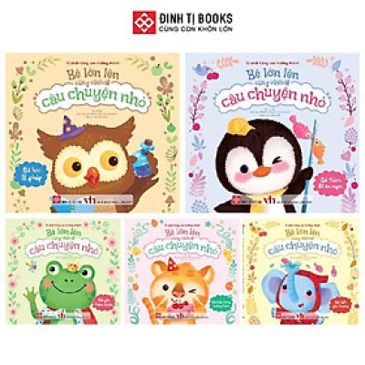 Sách - Bé Lớn Lên Cùng Những Câu Chuyện Nhỏ - Combo 5 Chủ Đề - Đinh Tị Books