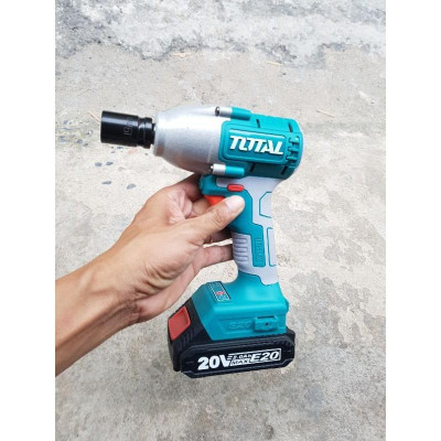 MÁY SIẾT BU LÔNG DÙNG PIN 20V (300NM) (KÈM THEO 2 PIN 20V/2AH, 1 SẠC) TOTAL TIWLI2001 - HÀNG CHÍNH HÃNG
