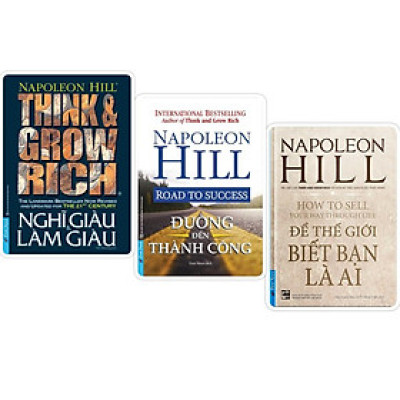 Sách - Combo Nghĩ giàu làm giàu  + Đường đến thành công  + Để thế giới biết bạn là ai  - FirstNews