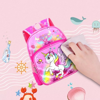 Balo ngựa pony cho bé gái cặp siêu nhẹ ba lô đi học size mầm non ngựa Pony